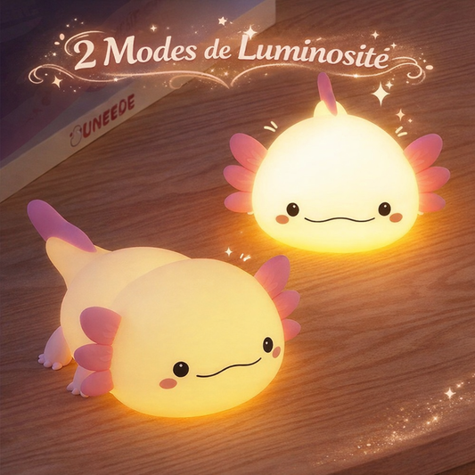 Nidouce – Veilleuse Axolotl Douce et Apaisante