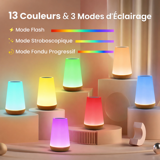 LumaNid – Veilleuse Multicolore Rechargeable 13 Couleurs