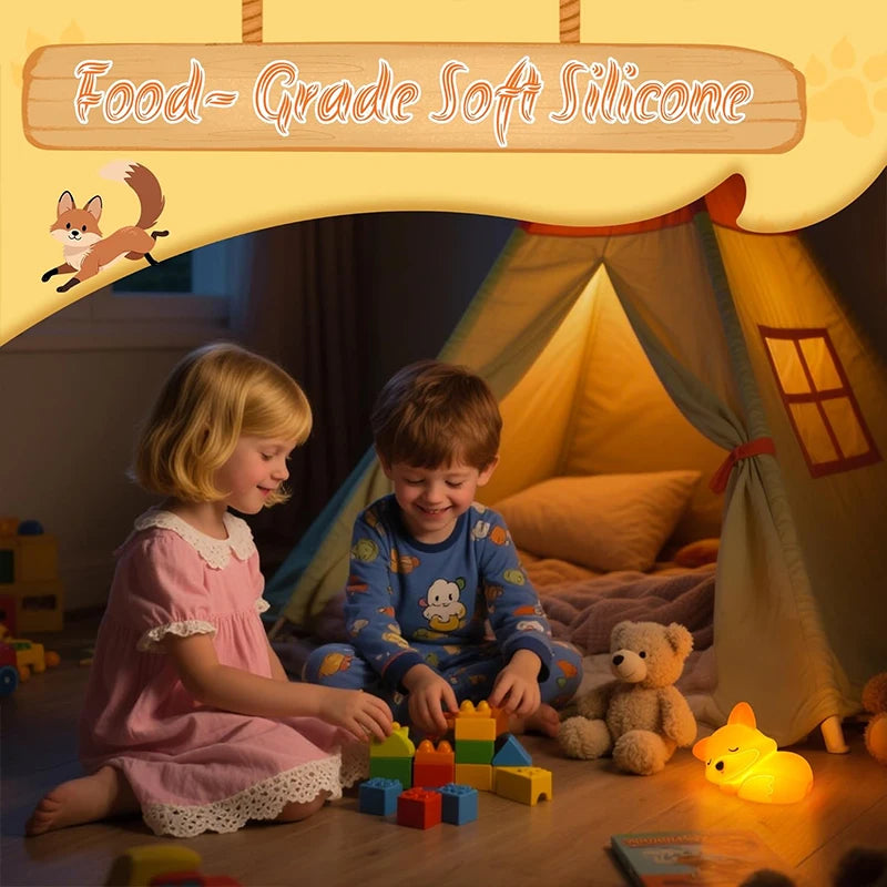 Noctélia – Veilleuse Renard Rechargeable pour Bébé